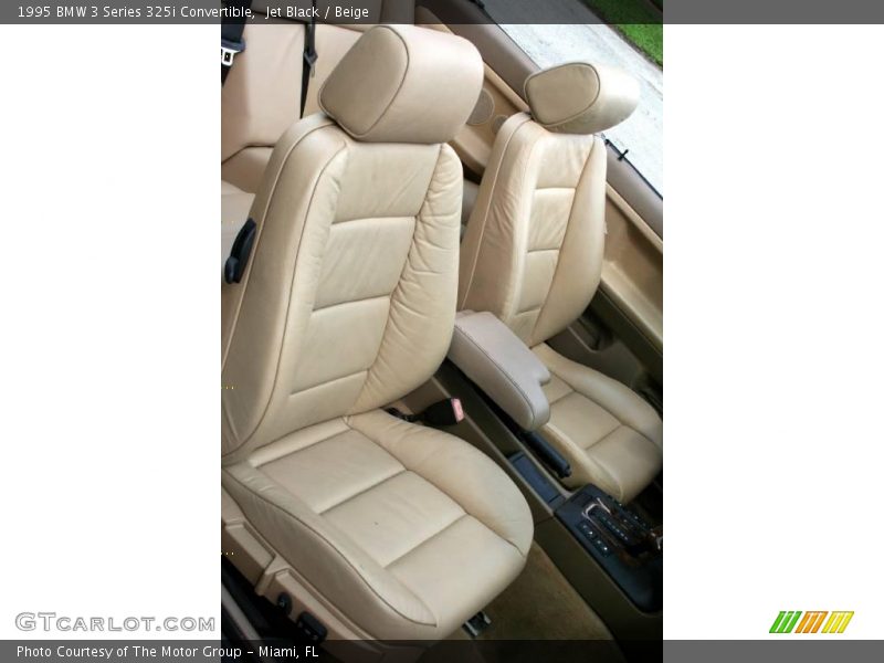 Jet Black / Beige 1995 BMW 3 Series 325i Convertible