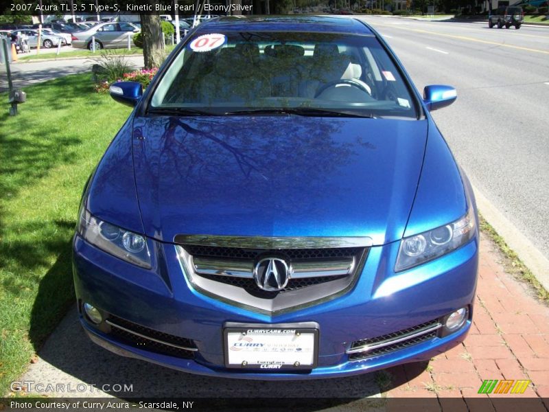 Kinetic Blue Pearl / Ebony/Silver 2007 Acura TL 3.5 Type-S