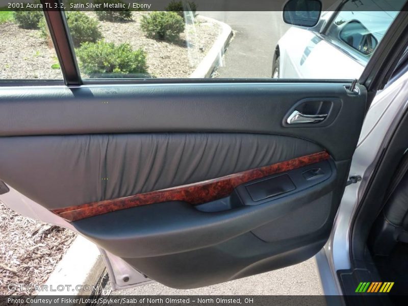 Satin Silver Metallic / Ebony 2001 Acura TL 3.2