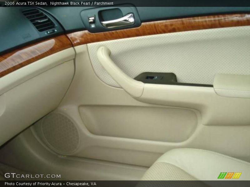 Nighthawk Black Pearl / Parchment 2006 Acura TSX Sedan