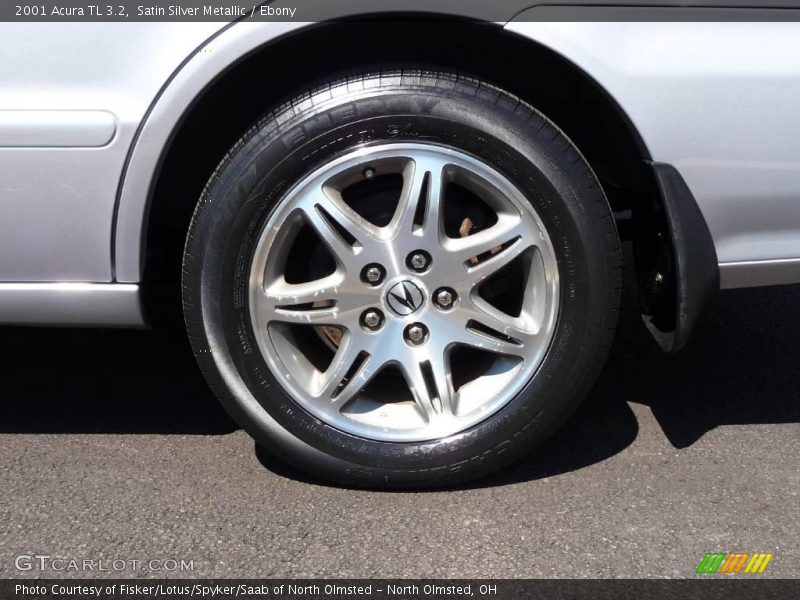 Satin Silver Metallic / Ebony 2001 Acura TL 3.2