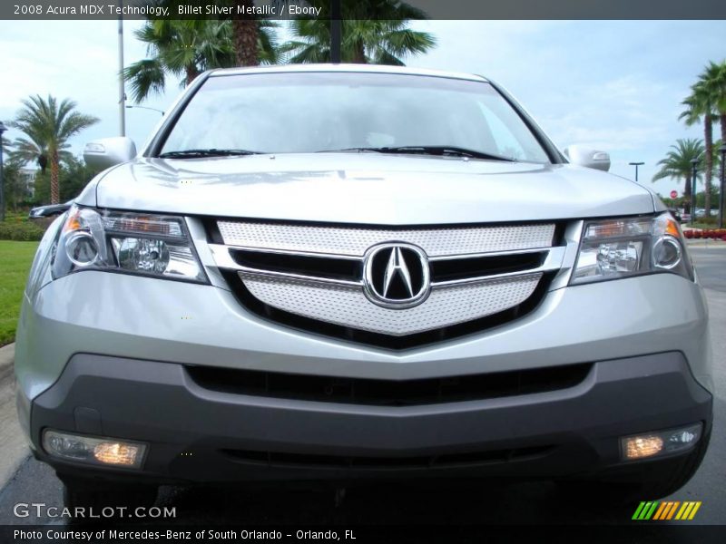 Billet Silver Metallic / Ebony 2008 Acura MDX Technology