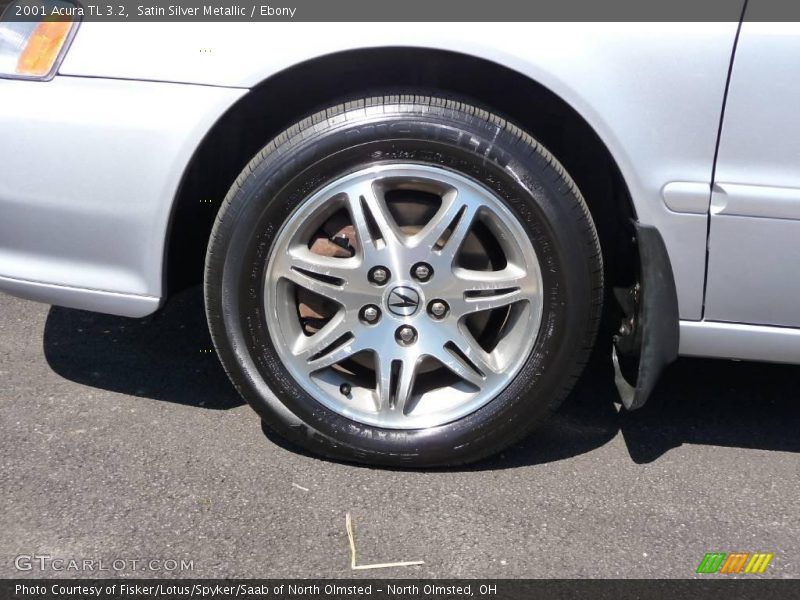 Satin Silver Metallic / Ebony 2001 Acura TL 3.2