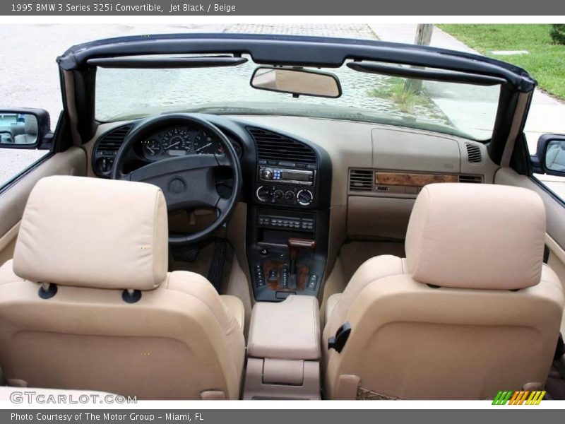 Jet Black / Beige 1995 BMW 3 Series 325i Convertible