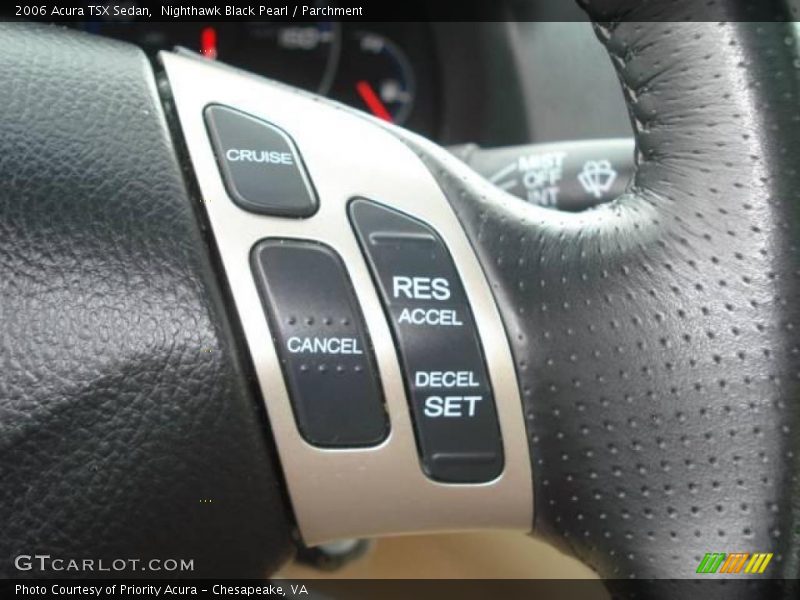 Nighthawk Black Pearl / Parchment 2006 Acura TSX Sedan