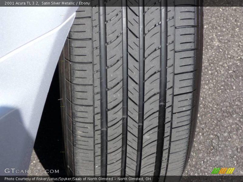 Satin Silver Metallic / Ebony 2001 Acura TL 3.2