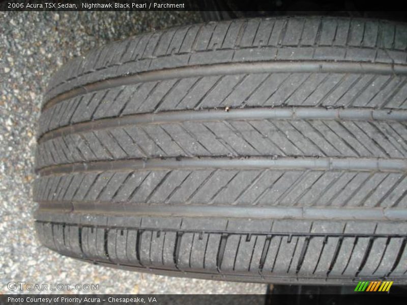 Nighthawk Black Pearl / Parchment 2006 Acura TSX Sedan