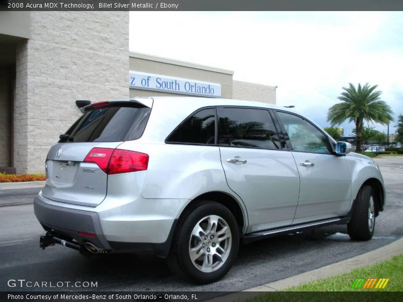 Billet Silver Metallic / Ebony 2008 Acura MDX Technology