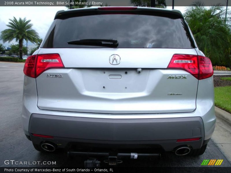 Billet Silver Metallic / Ebony 2008 Acura MDX Technology