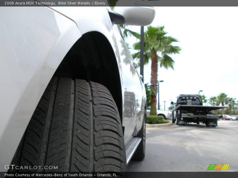 Billet Silver Metallic / Ebony 2008 Acura MDX Technology