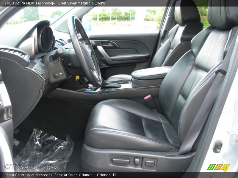 Billet Silver Metallic / Ebony 2008 Acura MDX Technology