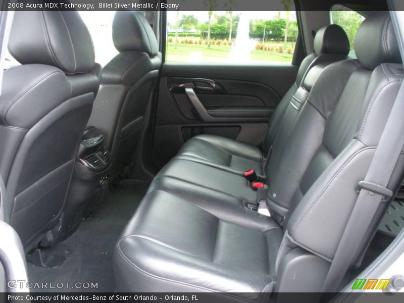Billet Silver Metallic / Ebony 2008 Acura MDX Technology