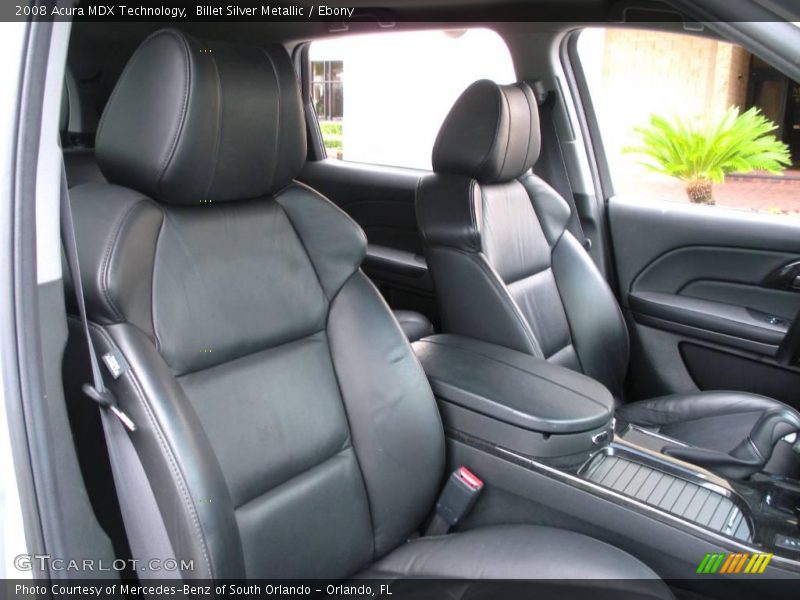 Billet Silver Metallic / Ebony 2008 Acura MDX Technology