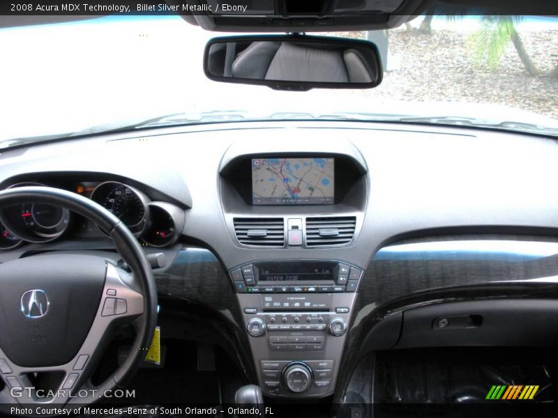 Billet Silver Metallic / Ebony 2008 Acura MDX Technology