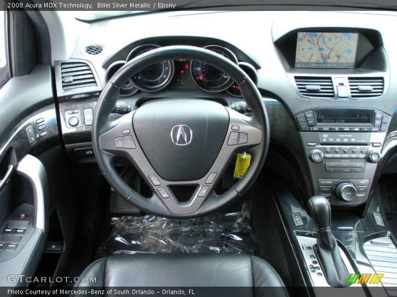 Billet Silver Metallic / Ebony 2008 Acura MDX Technology