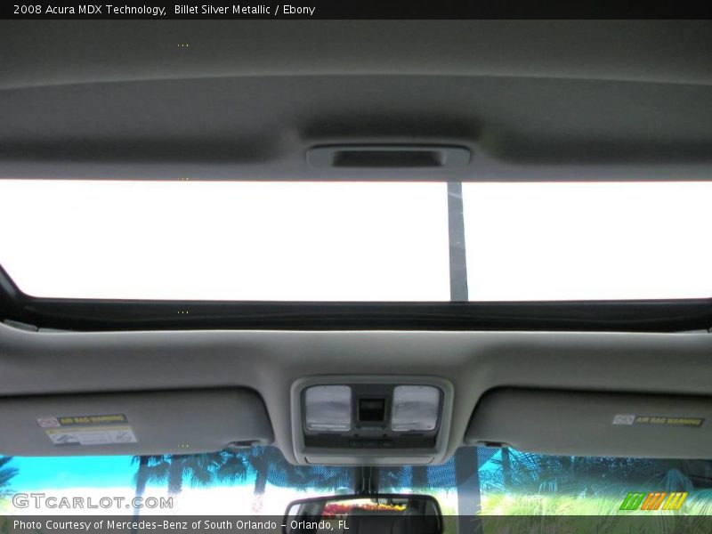 Billet Silver Metallic / Ebony 2008 Acura MDX Technology