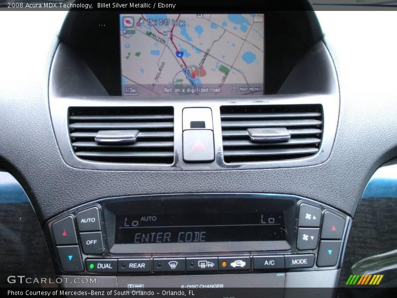 Billet Silver Metallic / Ebony 2008 Acura MDX Technology