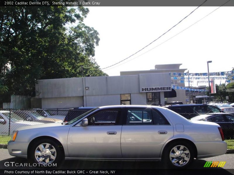 Sterling Metallic / Dark Gray 2002 Cadillac DeVille DTS
