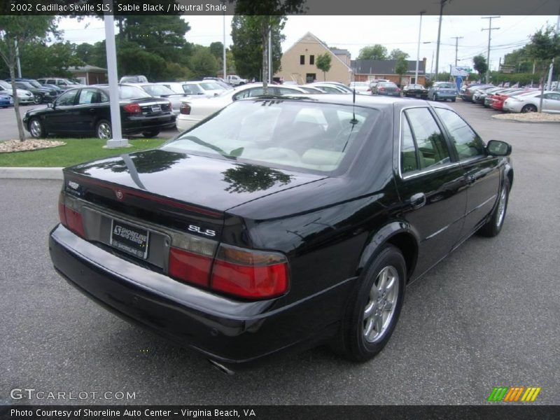 Sable Black / Neutral Shale 2002 Cadillac Seville SLS