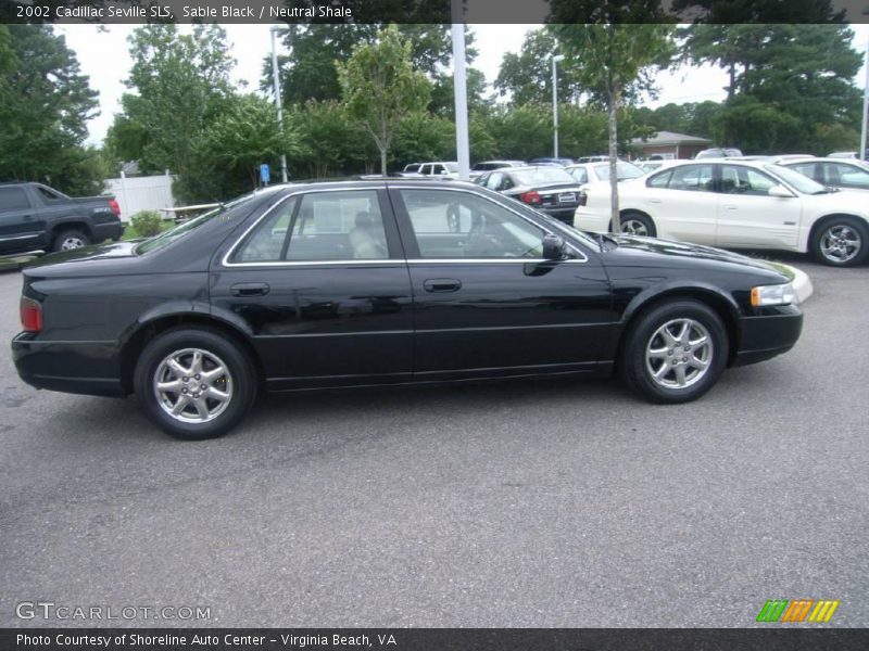 Sable Black / Neutral Shale 2002 Cadillac Seville SLS