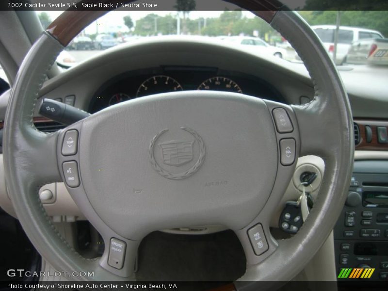 Sable Black / Neutral Shale 2002 Cadillac Seville SLS