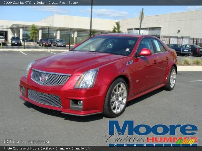 Crystal Red / Ebony 2009 Cadillac CTS -V Sedan