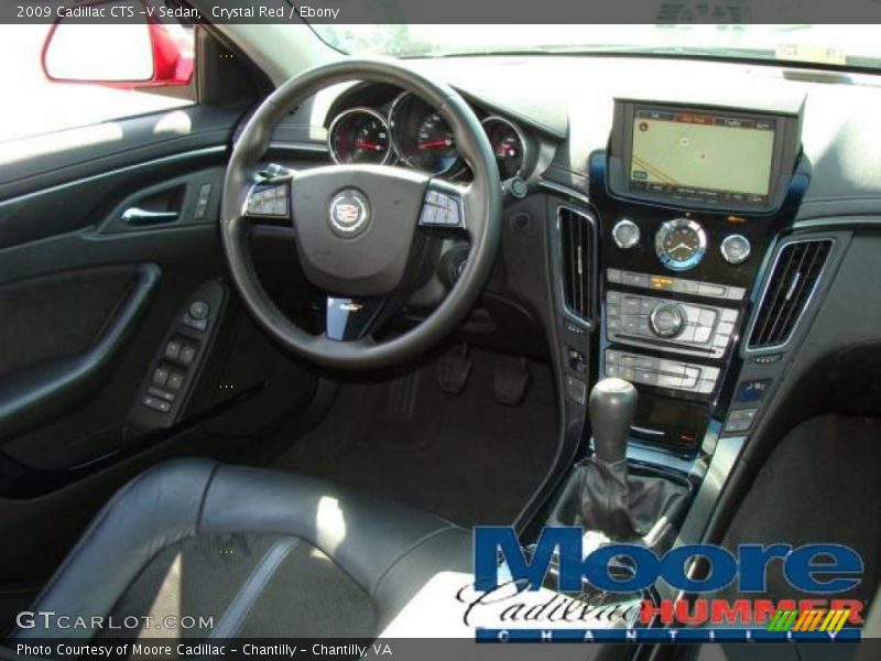 Crystal Red / Ebony 2009 Cadillac CTS -V Sedan