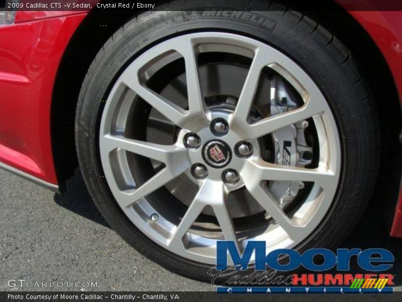 Crystal Red / Ebony 2009 Cadillac CTS -V Sedan