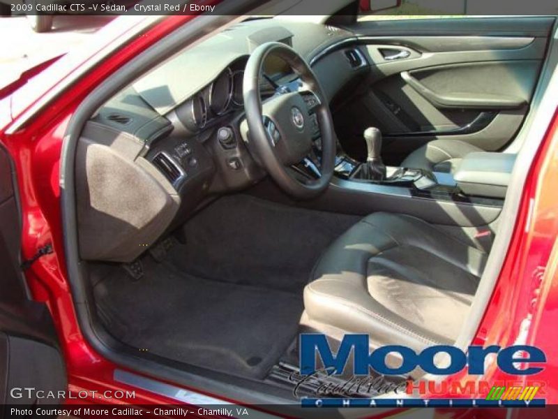Crystal Red / Ebony 2009 Cadillac CTS -V Sedan