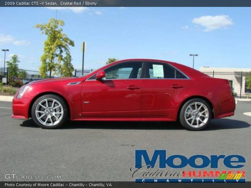 Crystal Red / Ebony 2009 Cadillac CTS -V Sedan