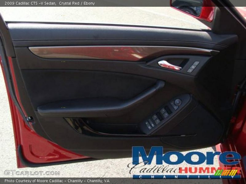 Crystal Red / Ebony 2009 Cadillac CTS -V Sedan