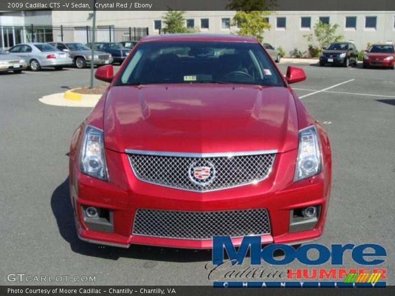 Crystal Red / Ebony 2009 Cadillac CTS -V Sedan