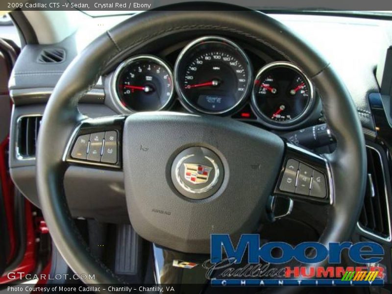 Crystal Red / Ebony 2009 Cadillac CTS -V Sedan