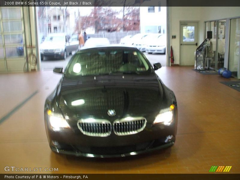 Jet Black / Black 2008 BMW 6 Series 650i Coupe
