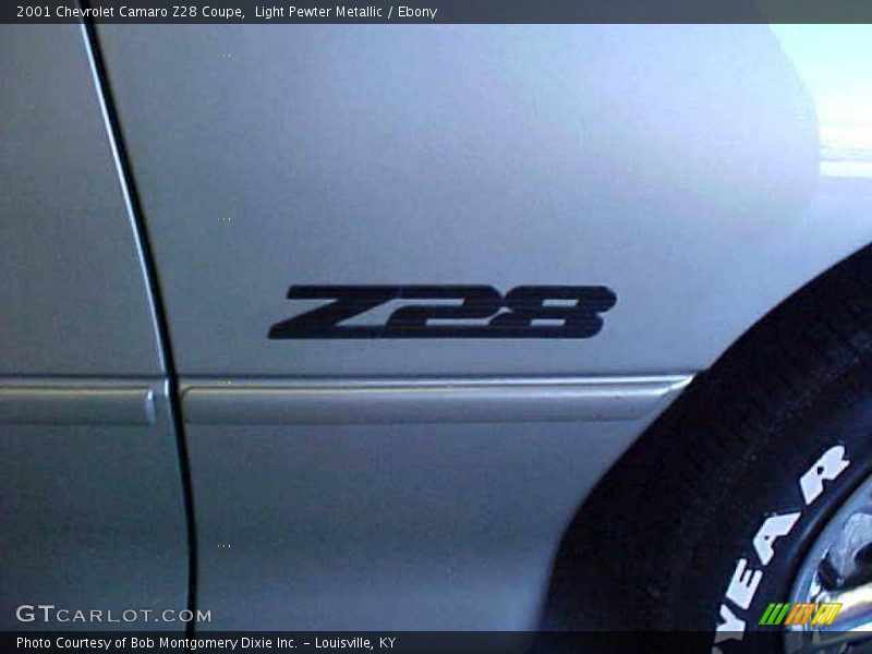 Light Pewter Metallic / Ebony 2001 Chevrolet Camaro Z28 Coupe