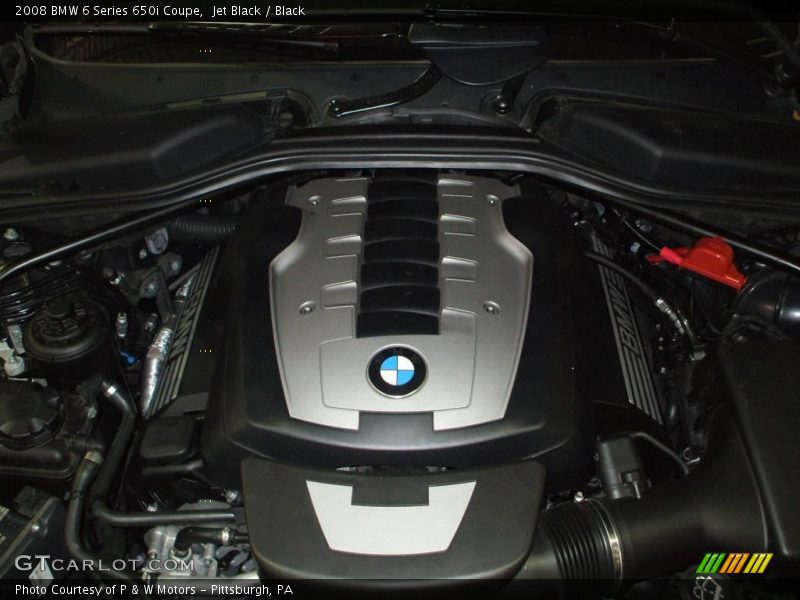 Jet Black / Black 2008 BMW 6 Series 650i Coupe