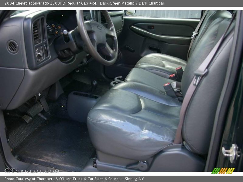 Dark Green Metallic / Dark Charcoal 2004 Chevrolet Silverado 2500HD Regular Cab 4x4