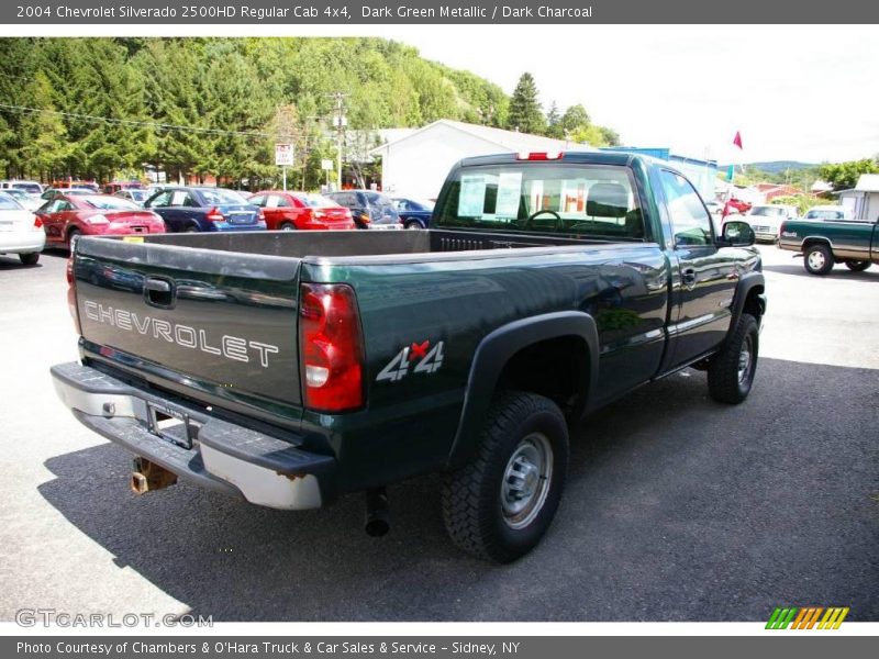 Dark Green Metallic / Dark Charcoal 2004 Chevrolet Silverado 2500HD Regular Cab 4x4