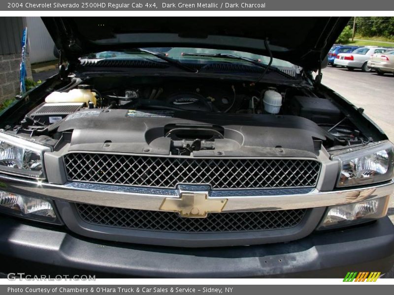 Dark Green Metallic / Dark Charcoal 2004 Chevrolet Silverado 2500HD Regular Cab 4x4
