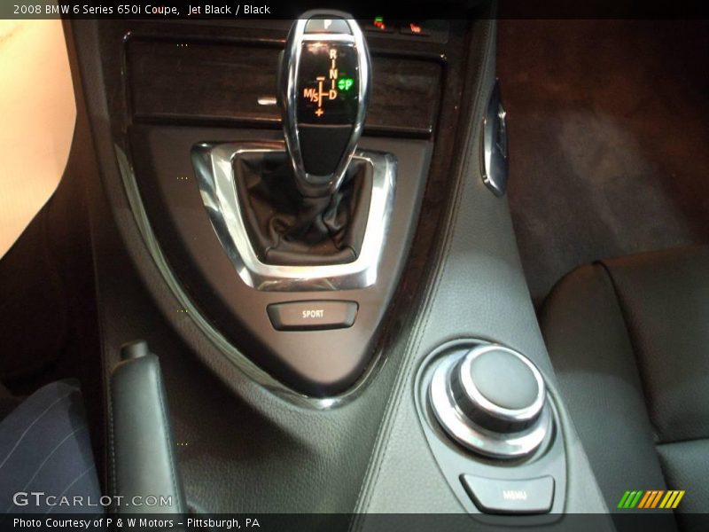 Jet Black / Black 2008 BMW 6 Series 650i Coupe