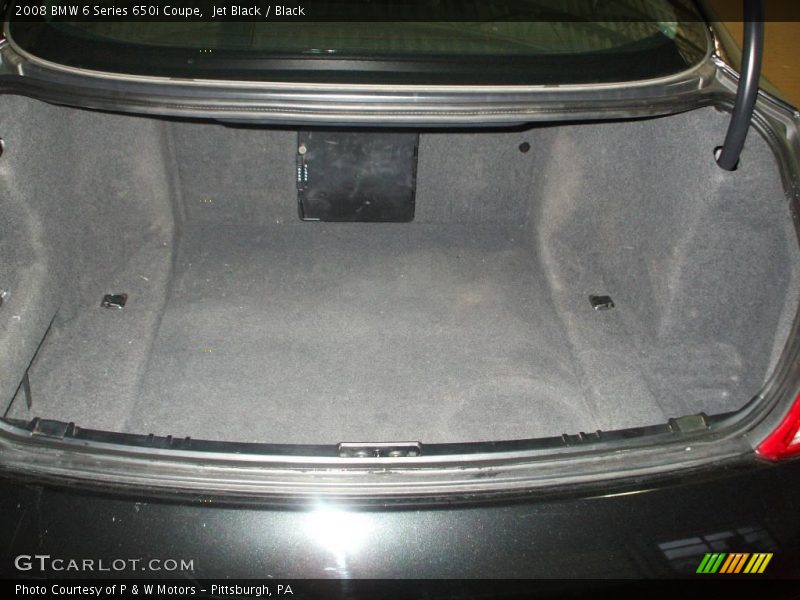 Jet Black / Black 2008 BMW 6 Series 650i Coupe