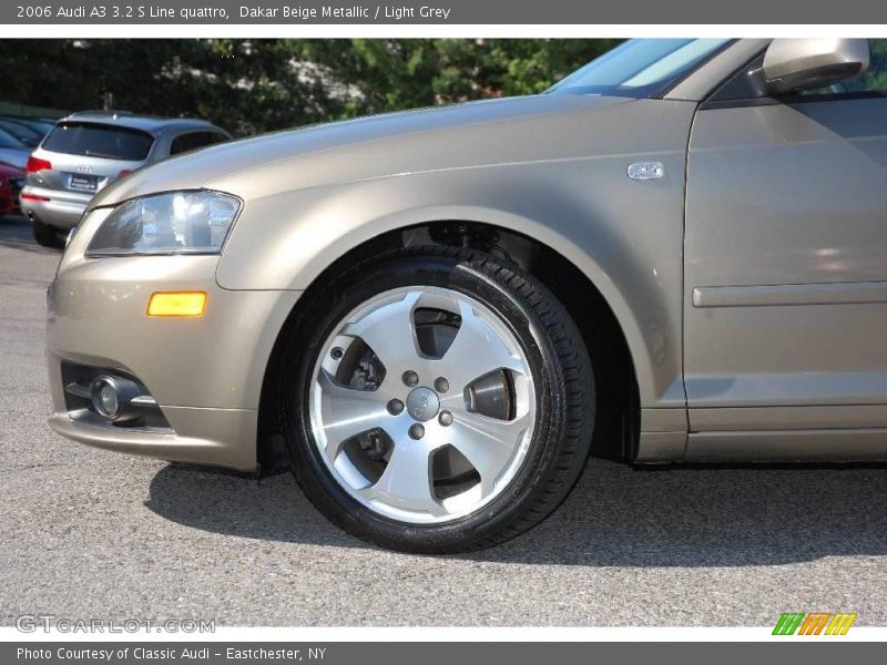 Dakar Beige Metallic / Light Grey 2006 Audi A3 3.2 S Line quattro