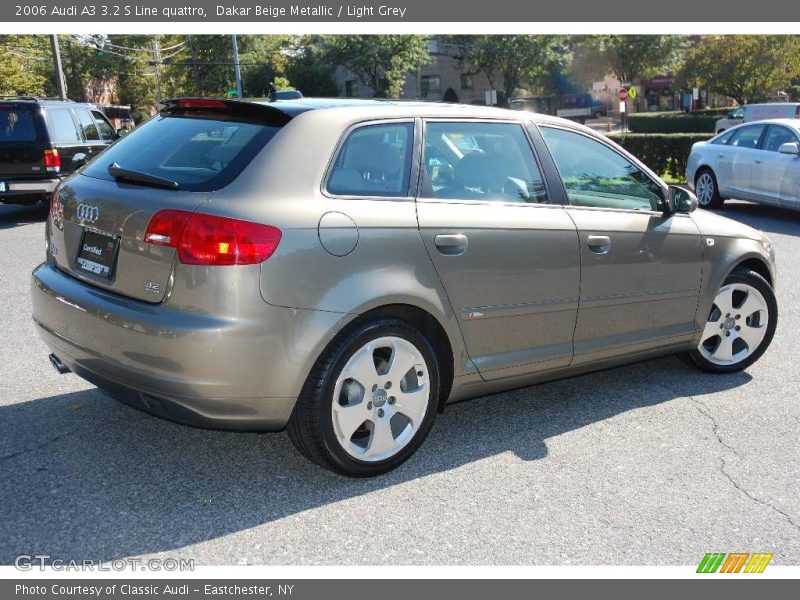 Dakar Beige Metallic / Light Grey 2006 Audi A3 3.2 S Line quattro