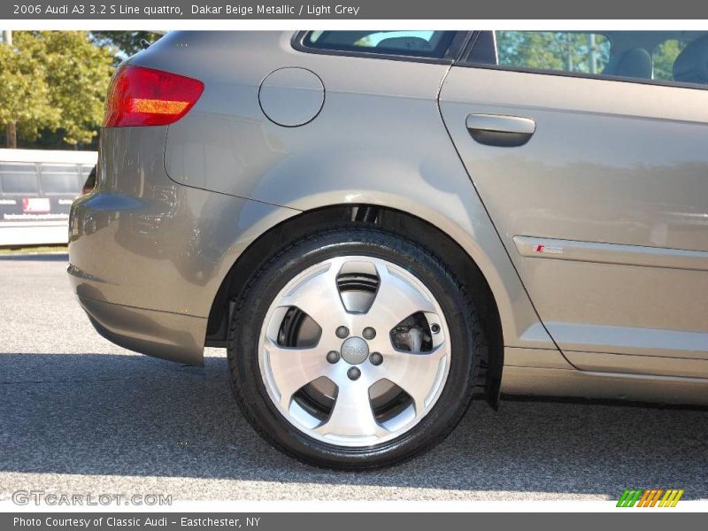 Dakar Beige Metallic / Light Grey 2006 Audi A3 3.2 S Line quattro