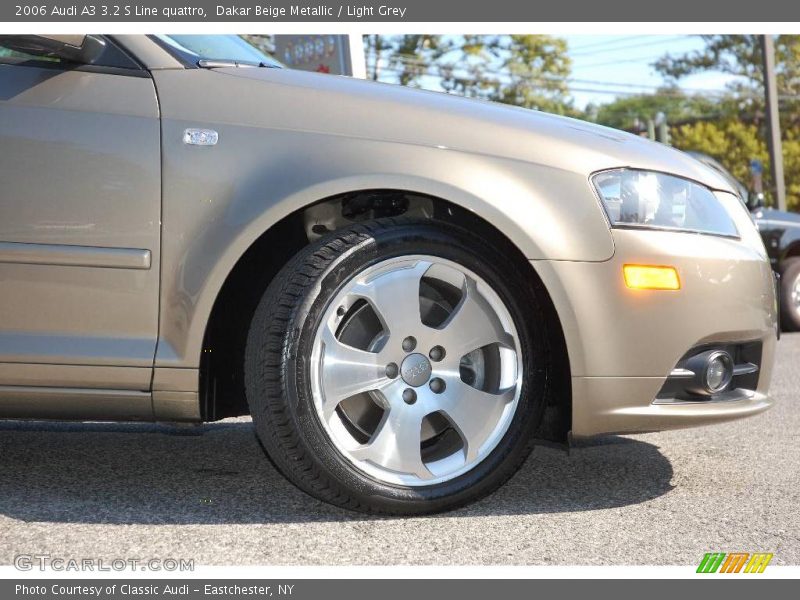 Dakar Beige Metallic / Light Grey 2006 Audi A3 3.2 S Line quattro