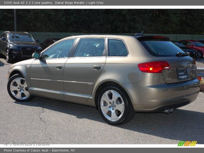Dakar Beige Metallic / Light Grey 2006 Audi A3 3.2 S Line quattro