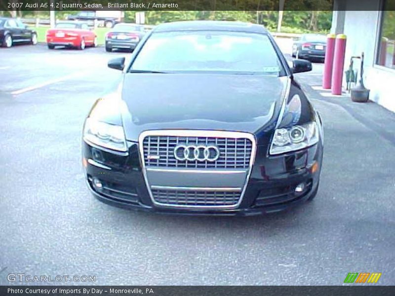Brilliant Black / Amaretto 2007 Audi A6 4.2 quattro Sedan