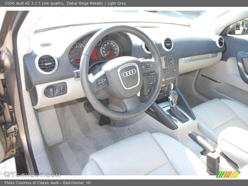 Dakar Beige Metallic / Light Grey 2006 Audi A3 3.2 S Line quattro