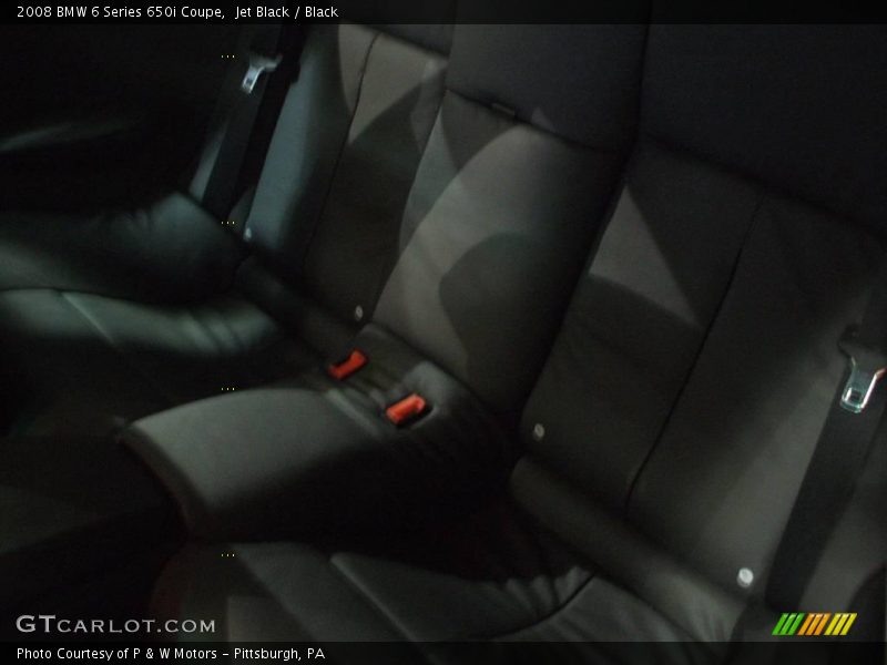 Jet Black / Black 2008 BMW 6 Series 650i Coupe