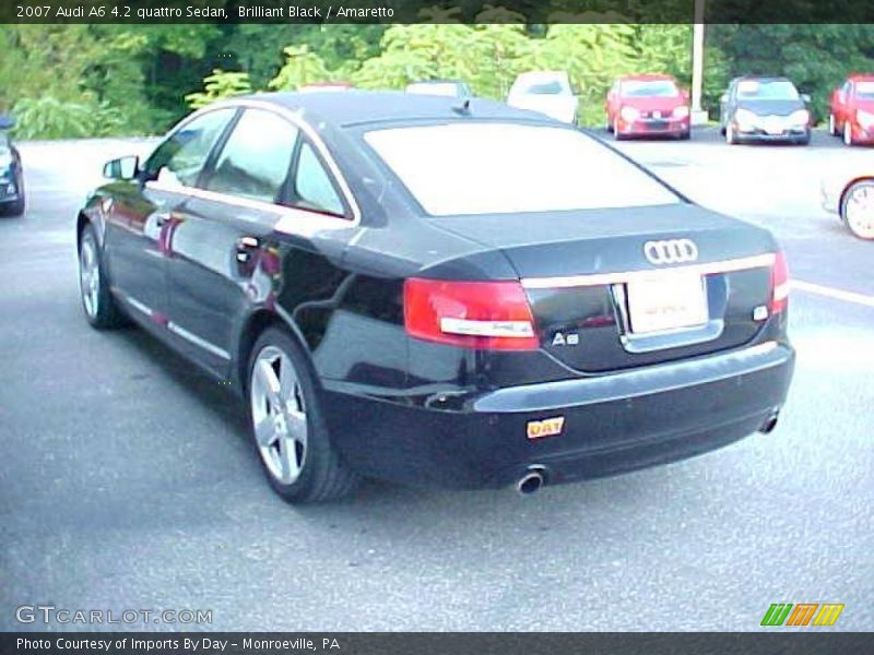 Brilliant Black / Amaretto 2007 Audi A6 4.2 quattro Sedan